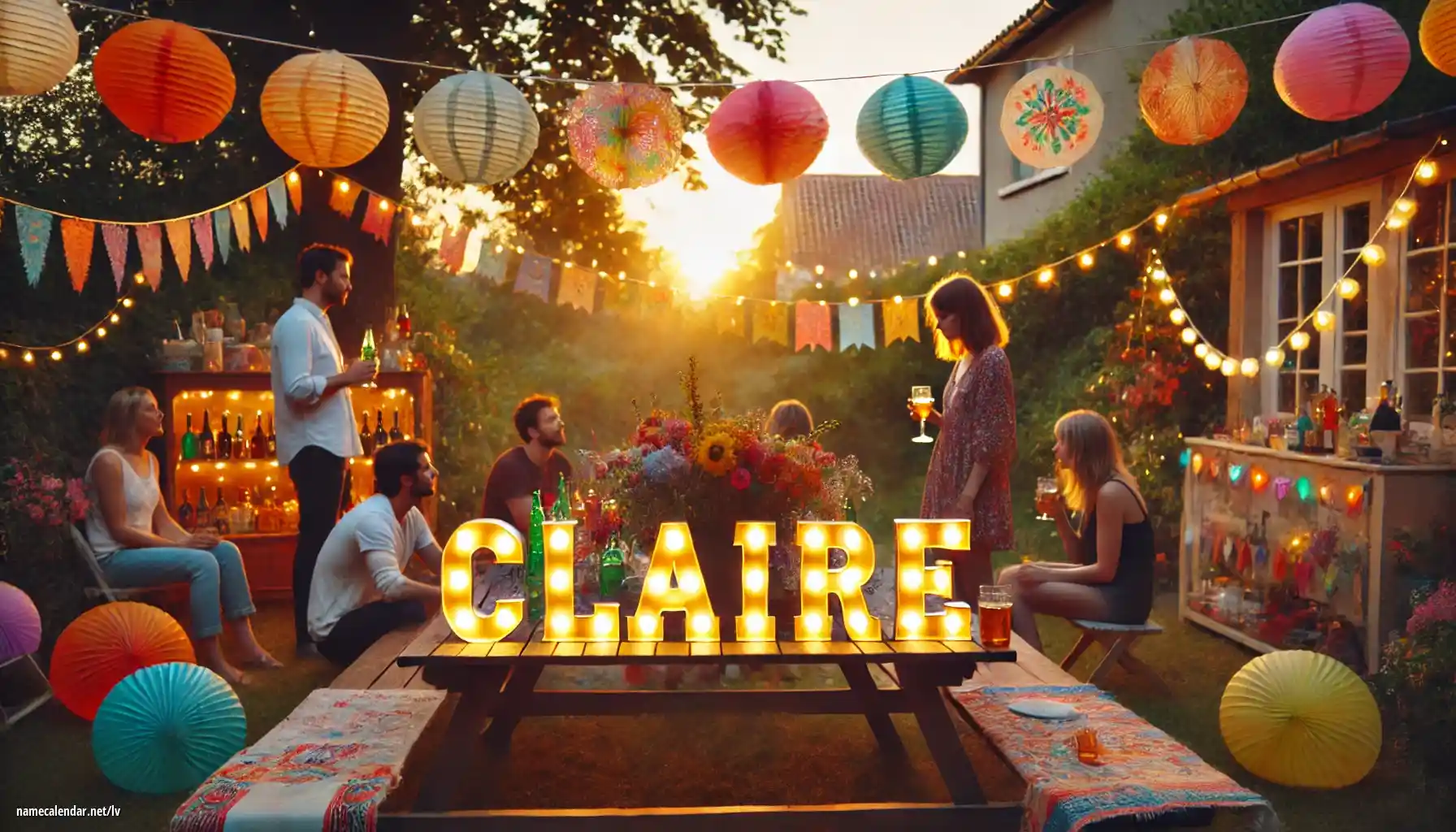 Vārda dienas un vārda svinēšana - Claire