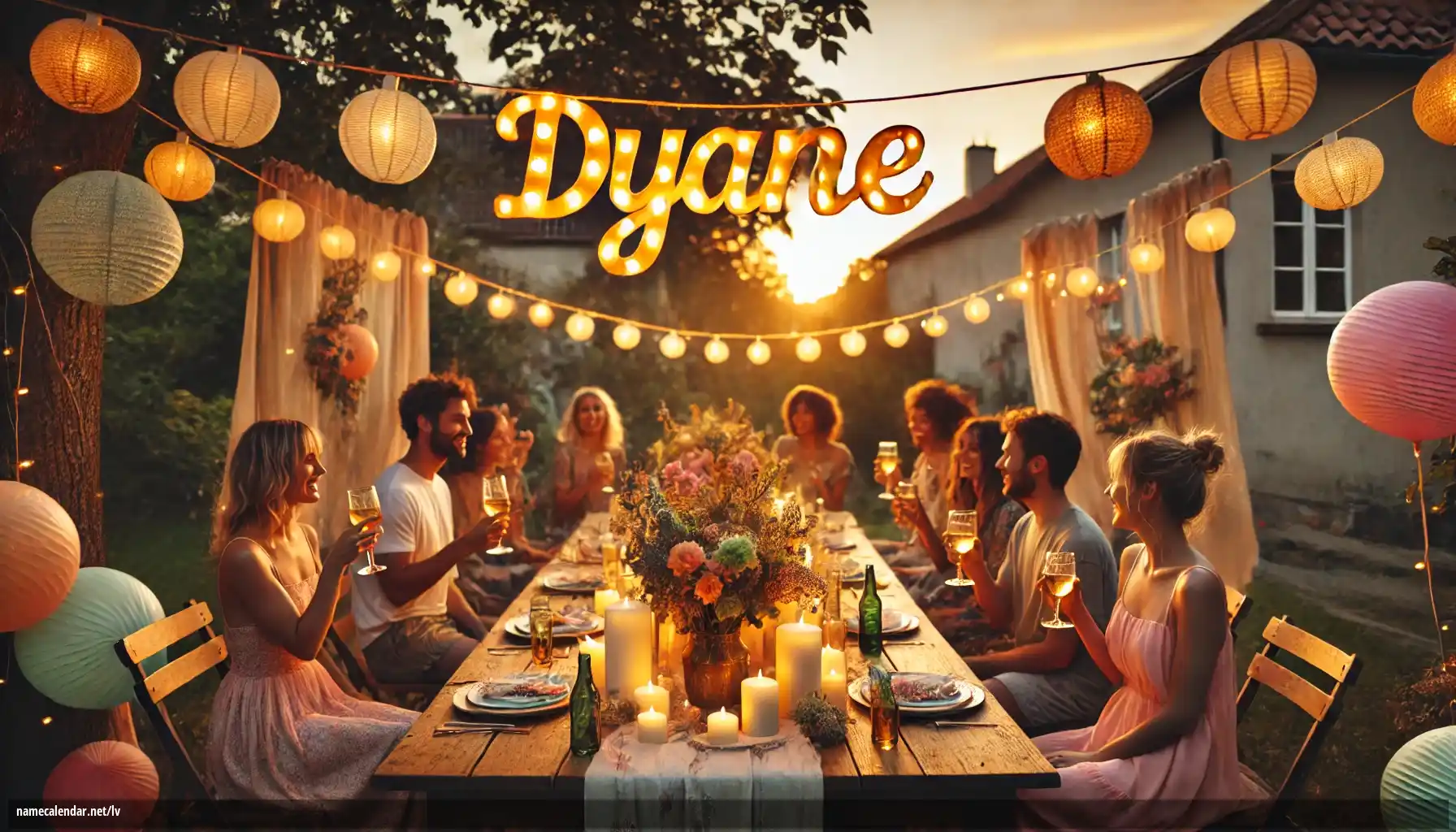 Vārda dienas un vārda svinēšana - Dyane