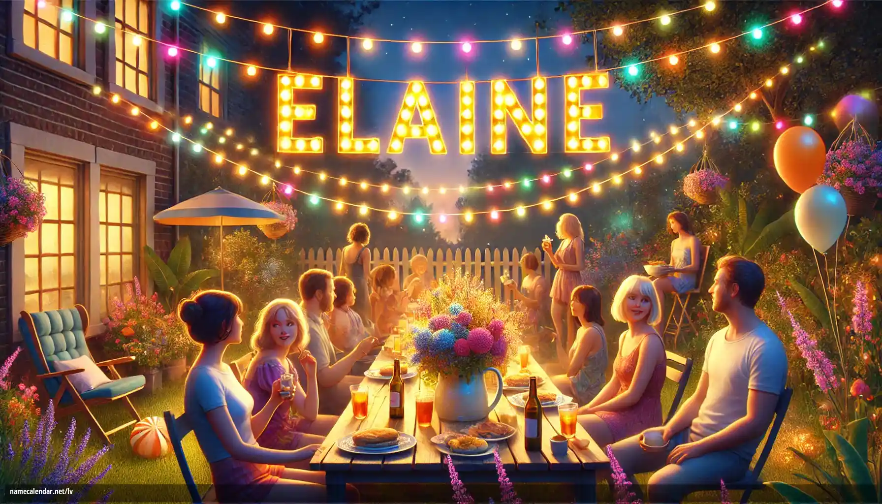 Vārda dienas un vārda svinēšana - Elaine