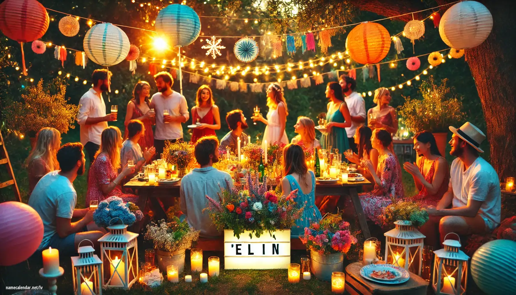 Vārda dienas un vārda svinēšana - Elin