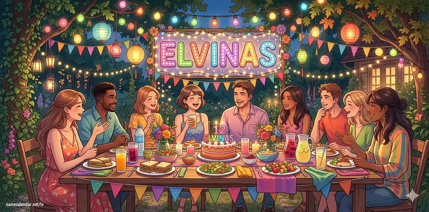 Vārda dienas un vārda svinēšana - Elvinas