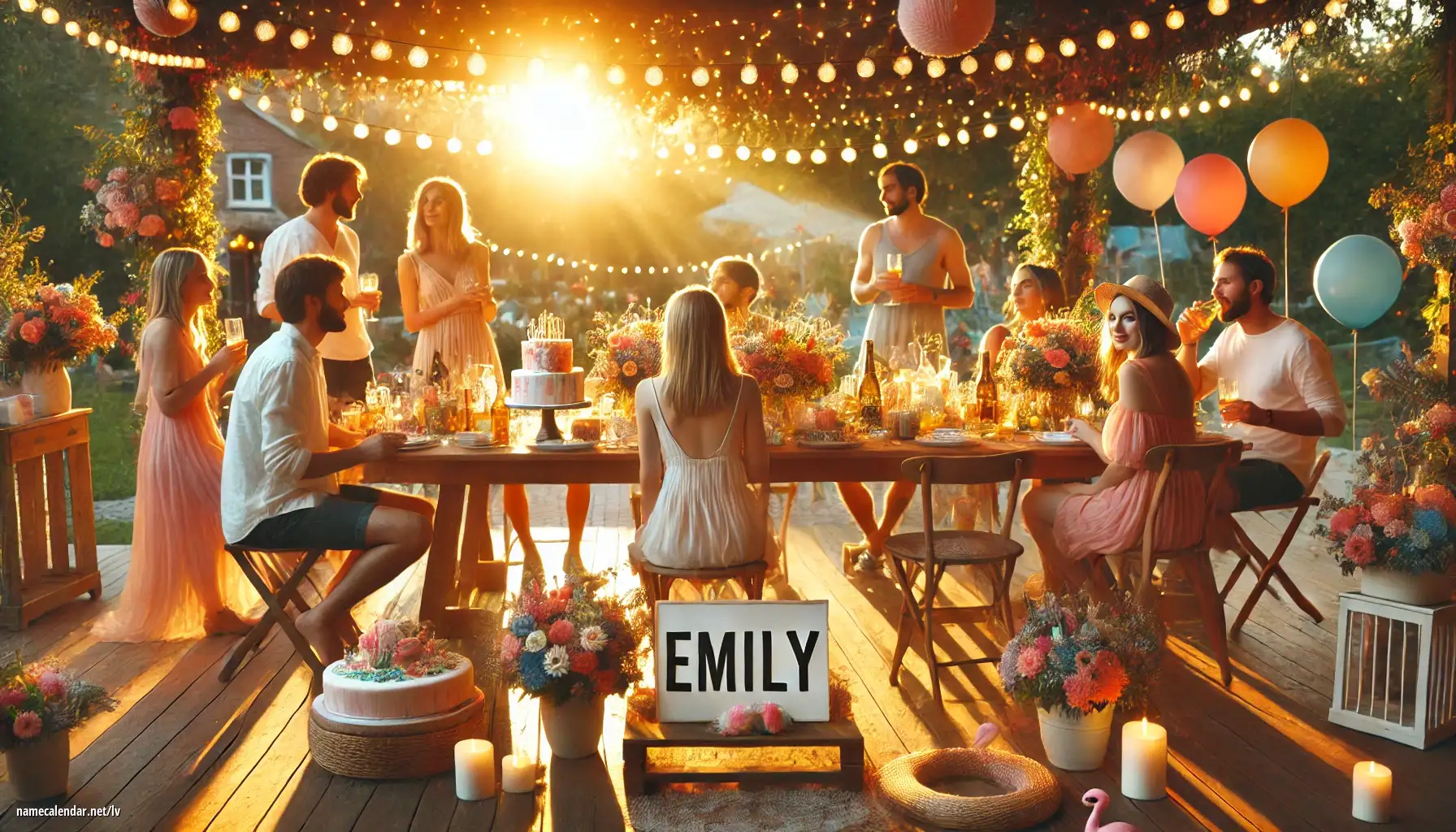 Vārda dienas un vārda svinēšana - Emily