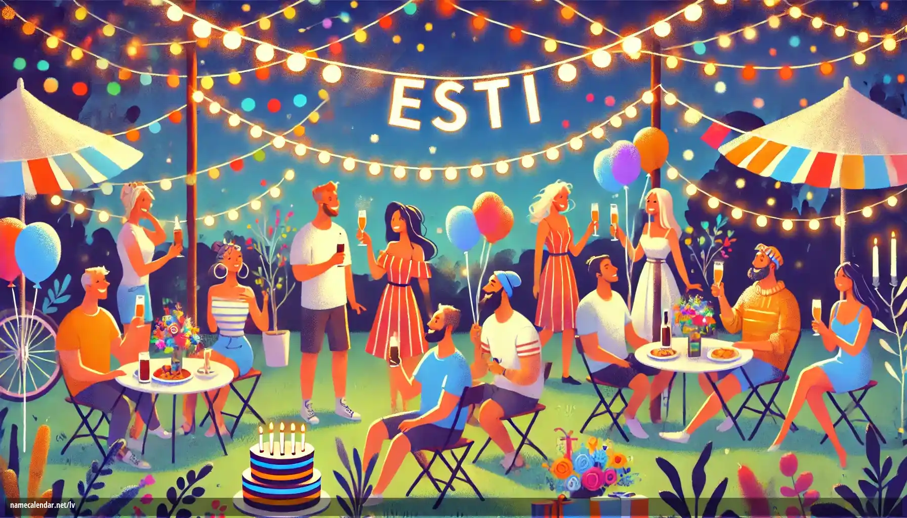 Vārda dienas un vārda svinēšana - Esti