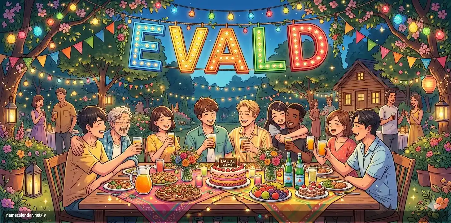 Vārda dienas un vārda svinēšana - Evald