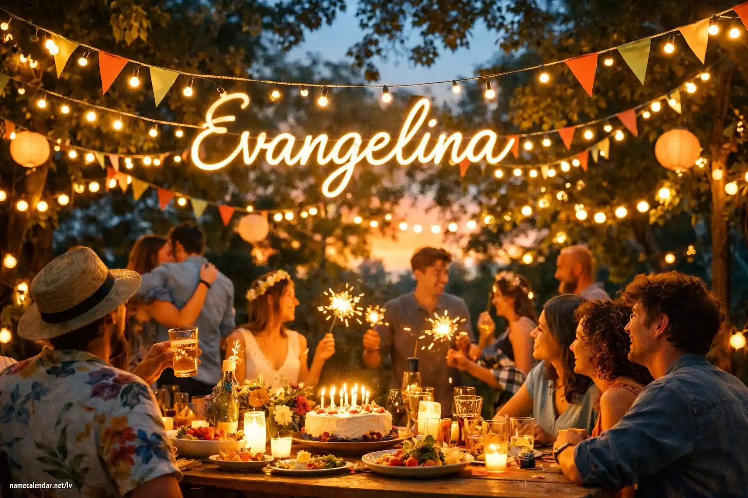 Vārda dienas un vārda svinēšana - Evangelina