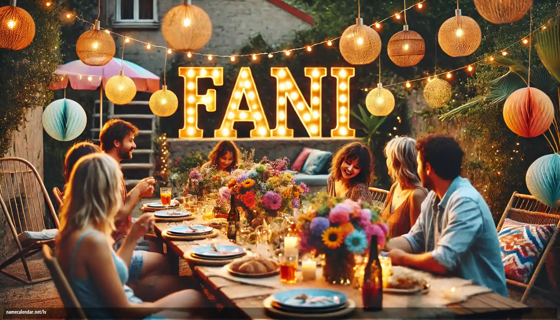 Vārda dienas un vārda svinēšana - Fani