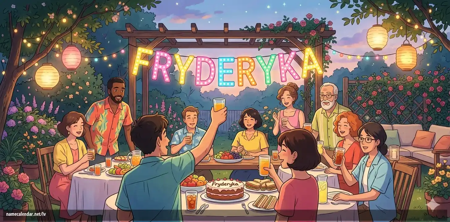 Vārda dienas un vārda svinēšana - Fryderyka
