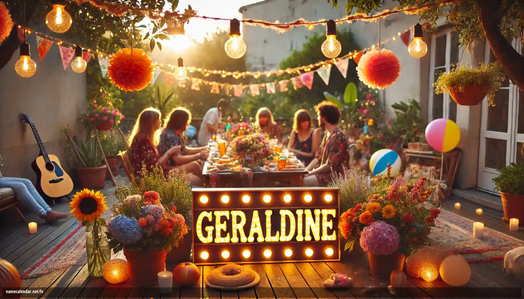 Vārda dienas un vārda svinēšana - Géraldine