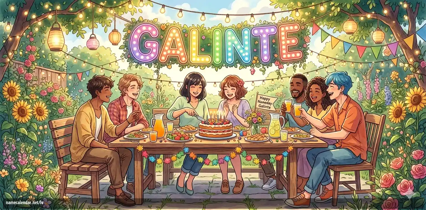 Vārda dienas un vārda svinēšana - Galinte