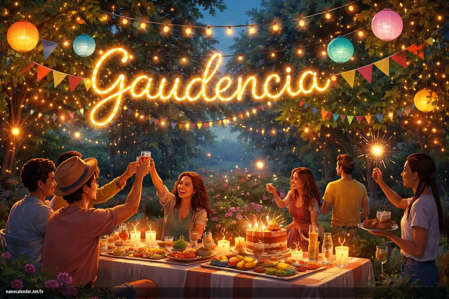 Vārda dienas un vārda svinēšana - Gaudencia