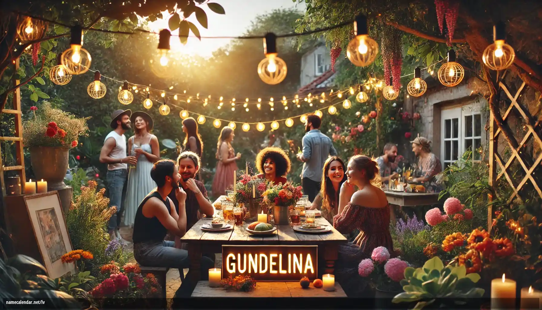 Vārda dienas un vārda svinēšana - Gundelina