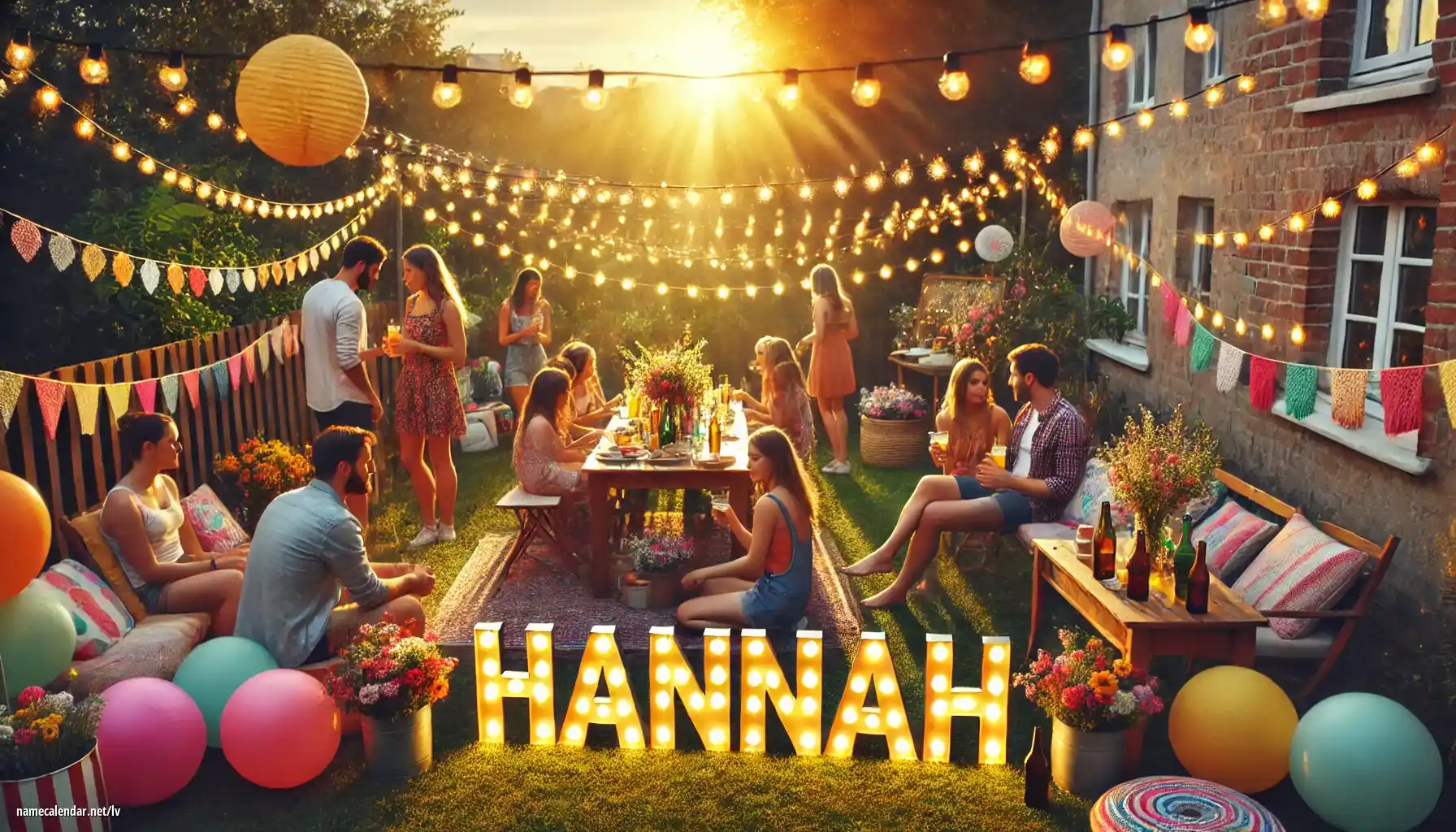 Vārda dienas un vārda svinēšana - Hannah