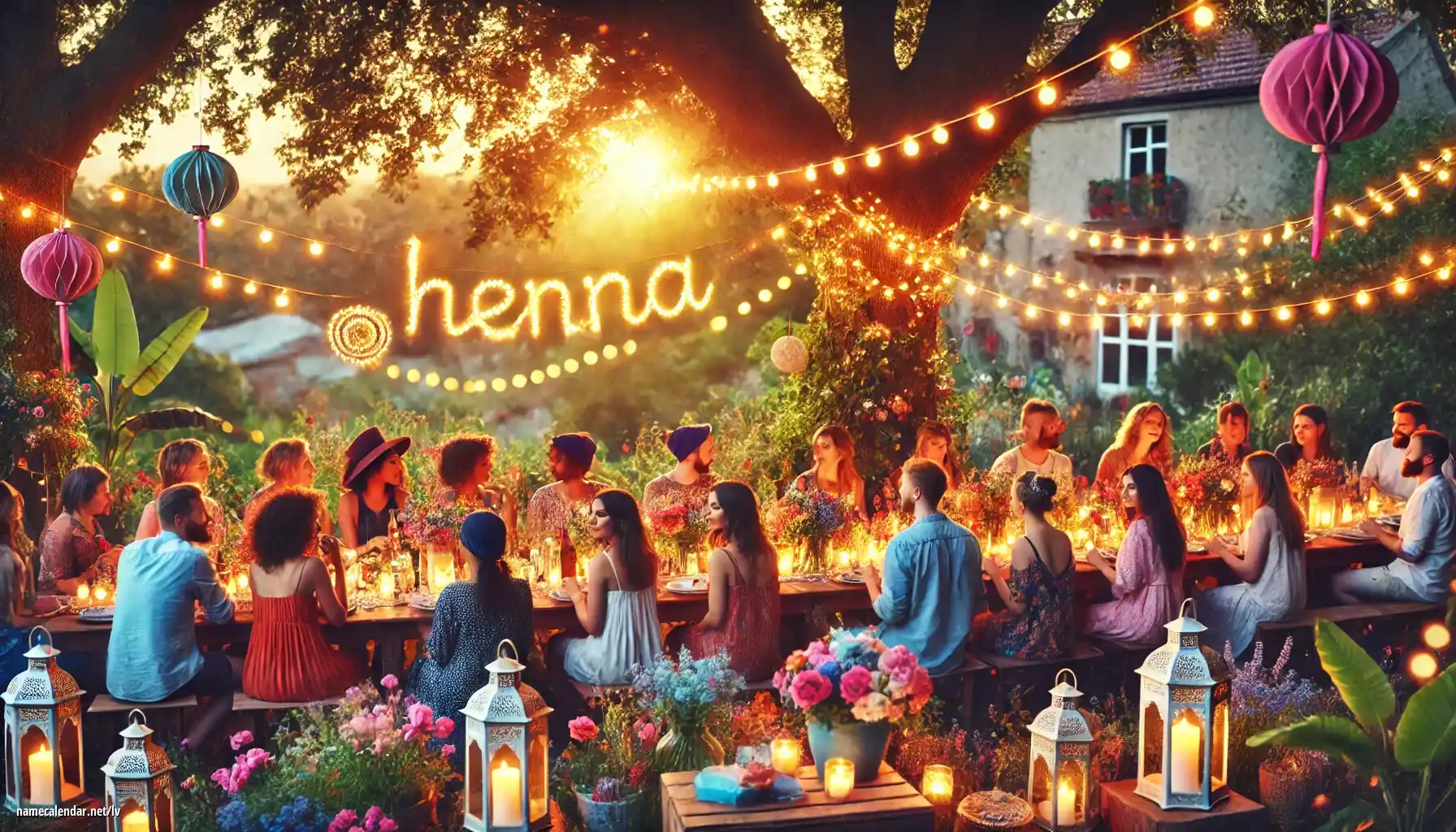 Vārda dienas un vārda svinēšana - Henna