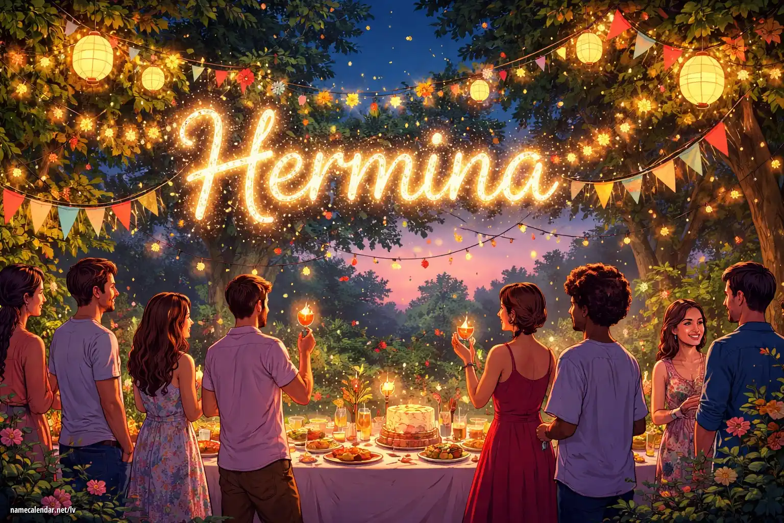 Vārda dienas un vārda svinēšana - Hermina