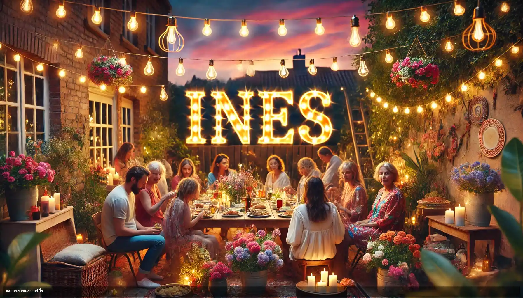 Vārda dienas un vārda svinēšana - Inès