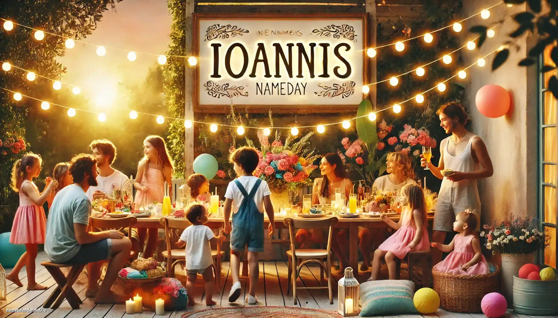 Vārda dienas un vārda svinēšana - Ioannis