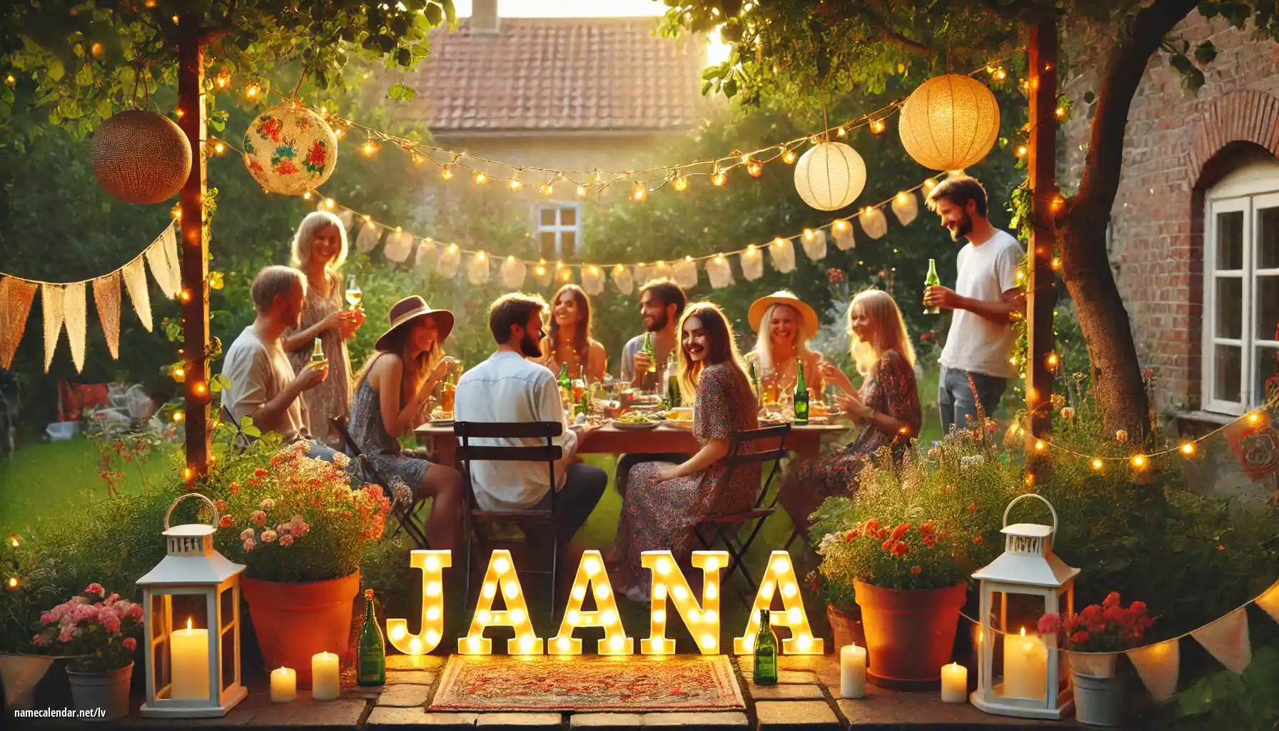 Vārda dienas un vārda svinēšana - Jaana