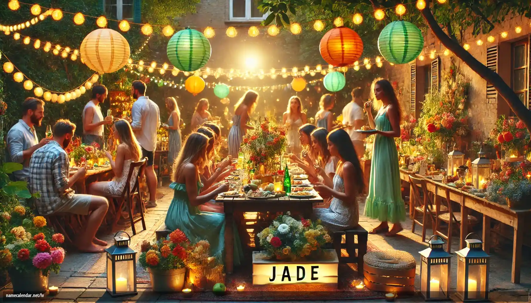 Vārda dienas un vārda svinēšana - Jade