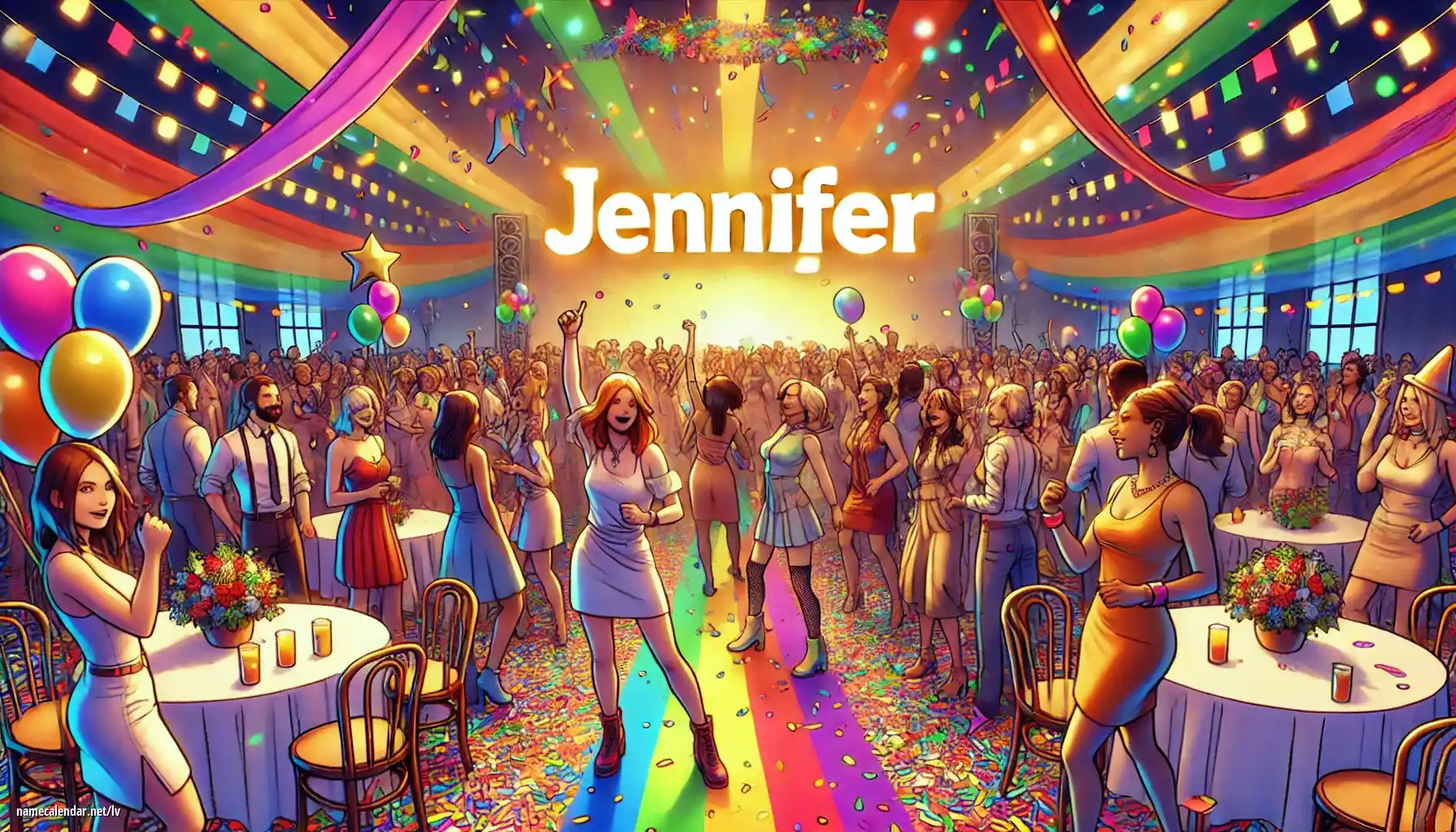 Vārda dienas un vārda svinēšana - Jennifer