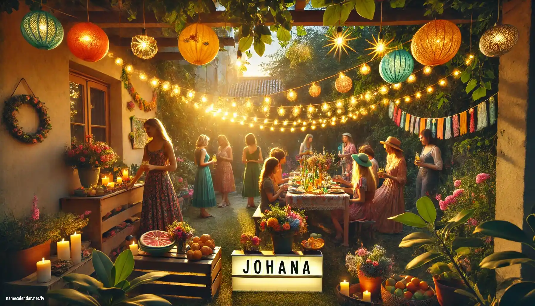 Vārda dienas un vārda svinēšana - Johana