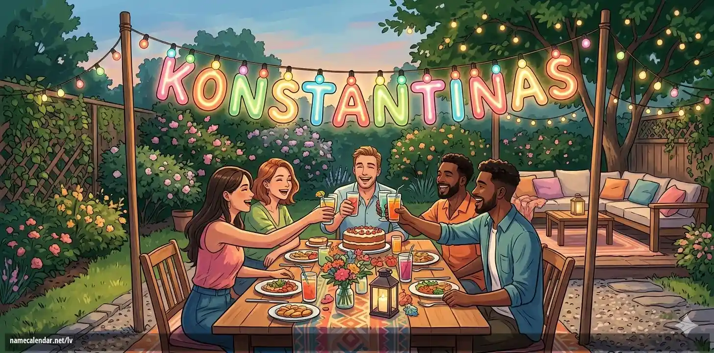 Vārda dienas un vārda svinēšana - Konstantinas