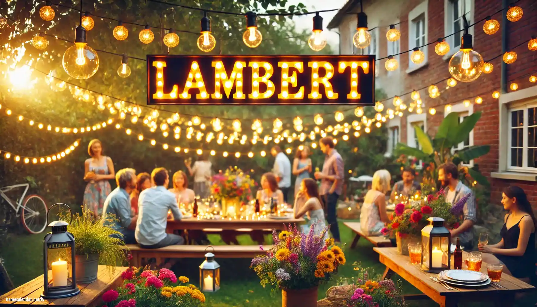 Vārda dienas un vārda svinēšana - Lambert