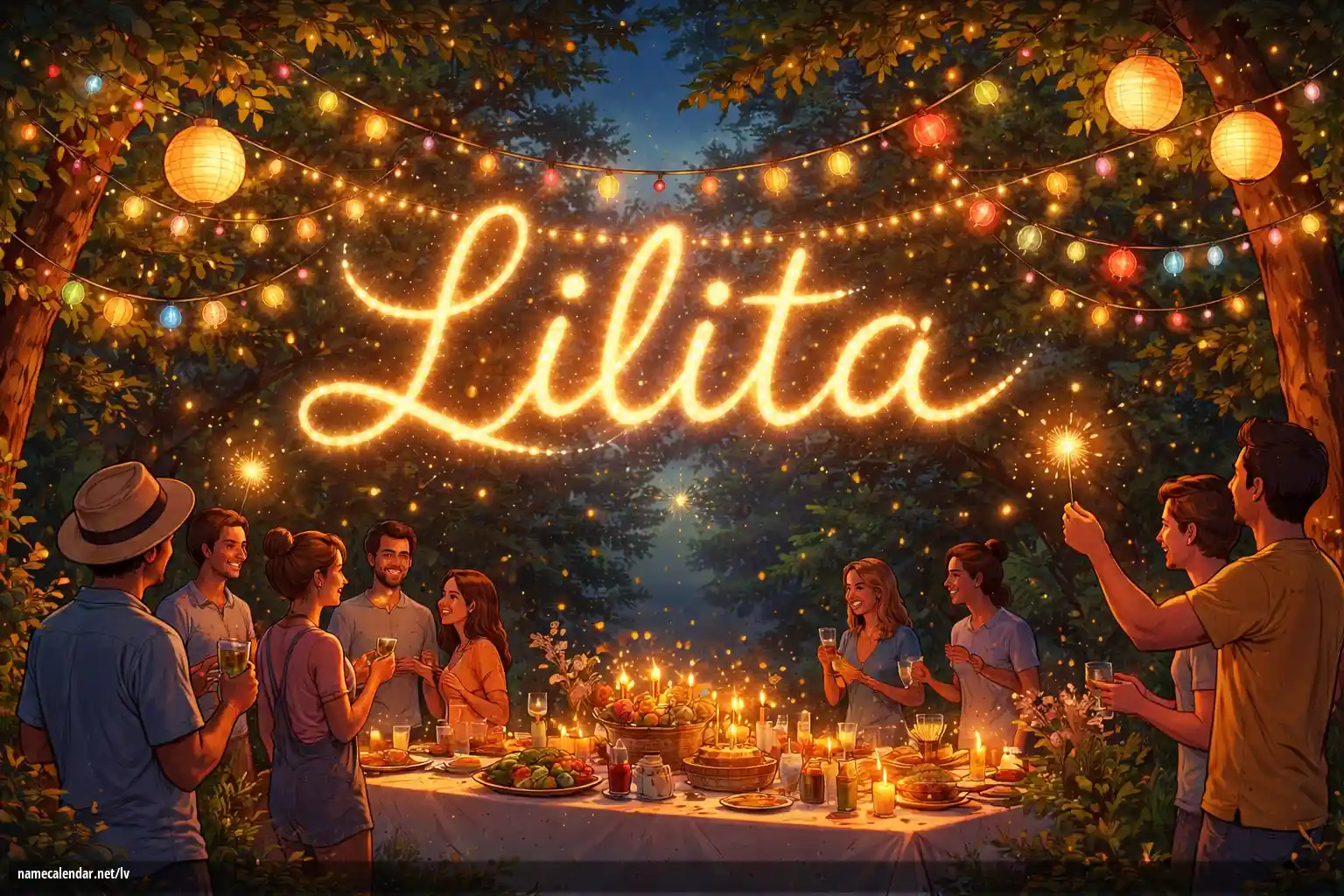 Vārda dienas un vārda svinēšana - Lilita