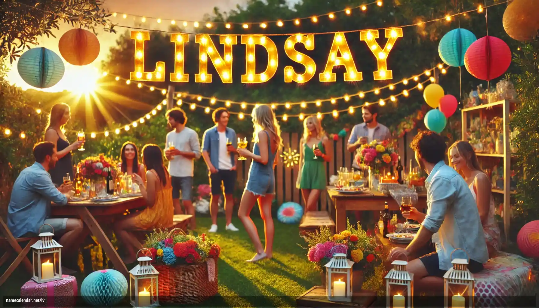 Vārda dienas un vārda svinēšana - Lindsay