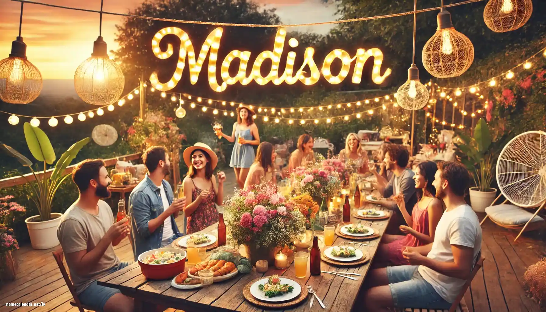 Vārda dienas un vārda svinēšana - Madison