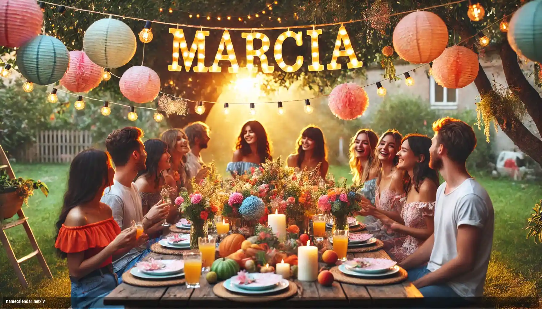 Vārda dienas un vārda svinēšana - Marcia