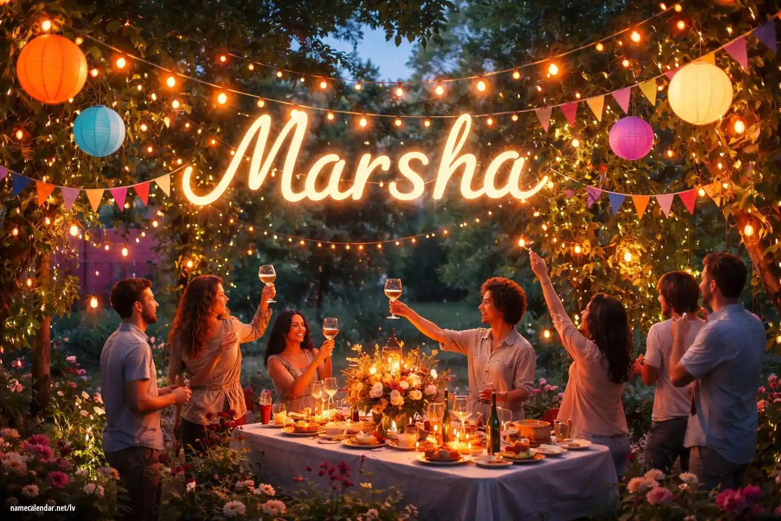 Vārda dienas un vārda svinēšana - Marsha