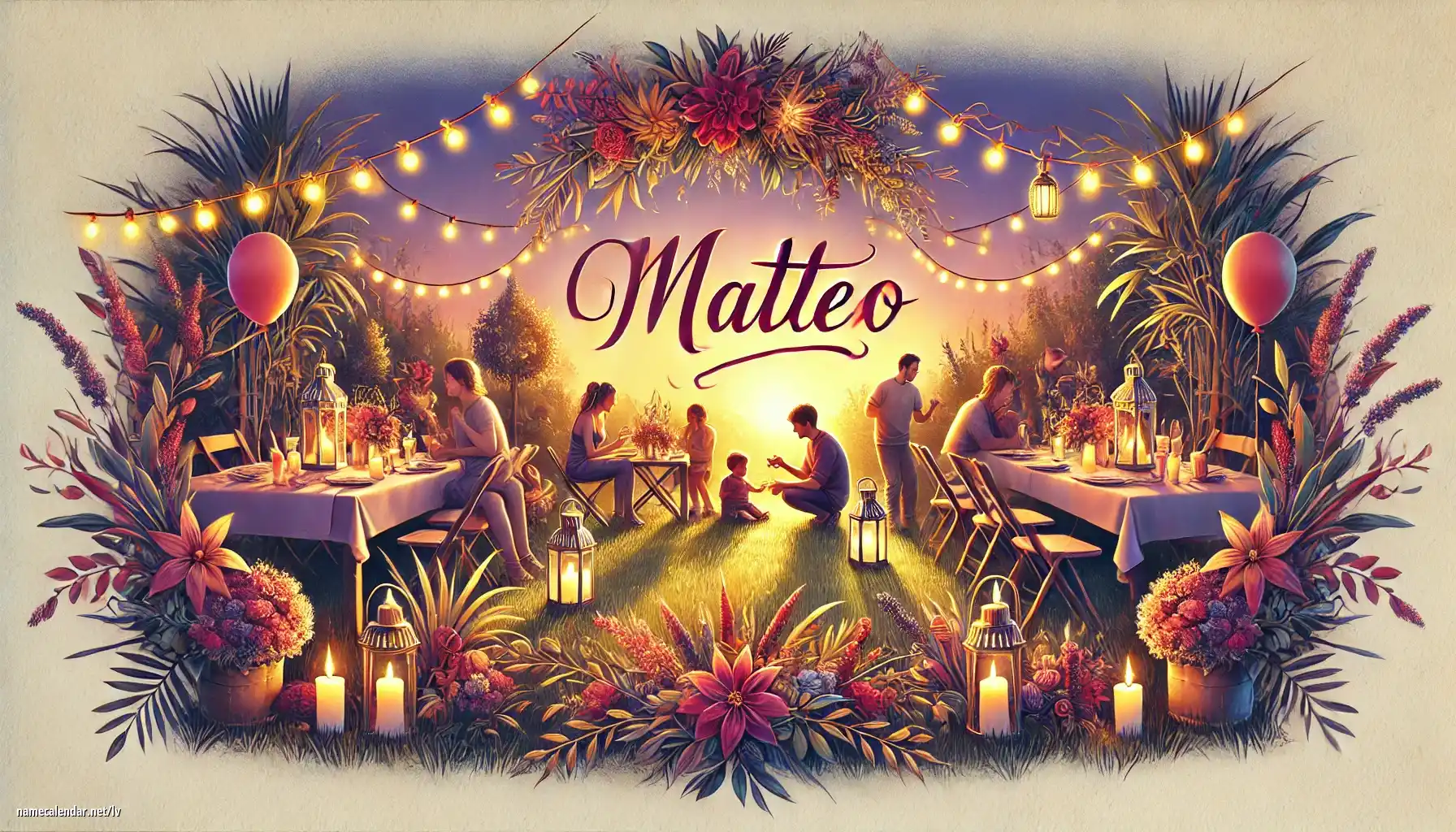 Vārda dienas un vārda svinēšana - Matteo