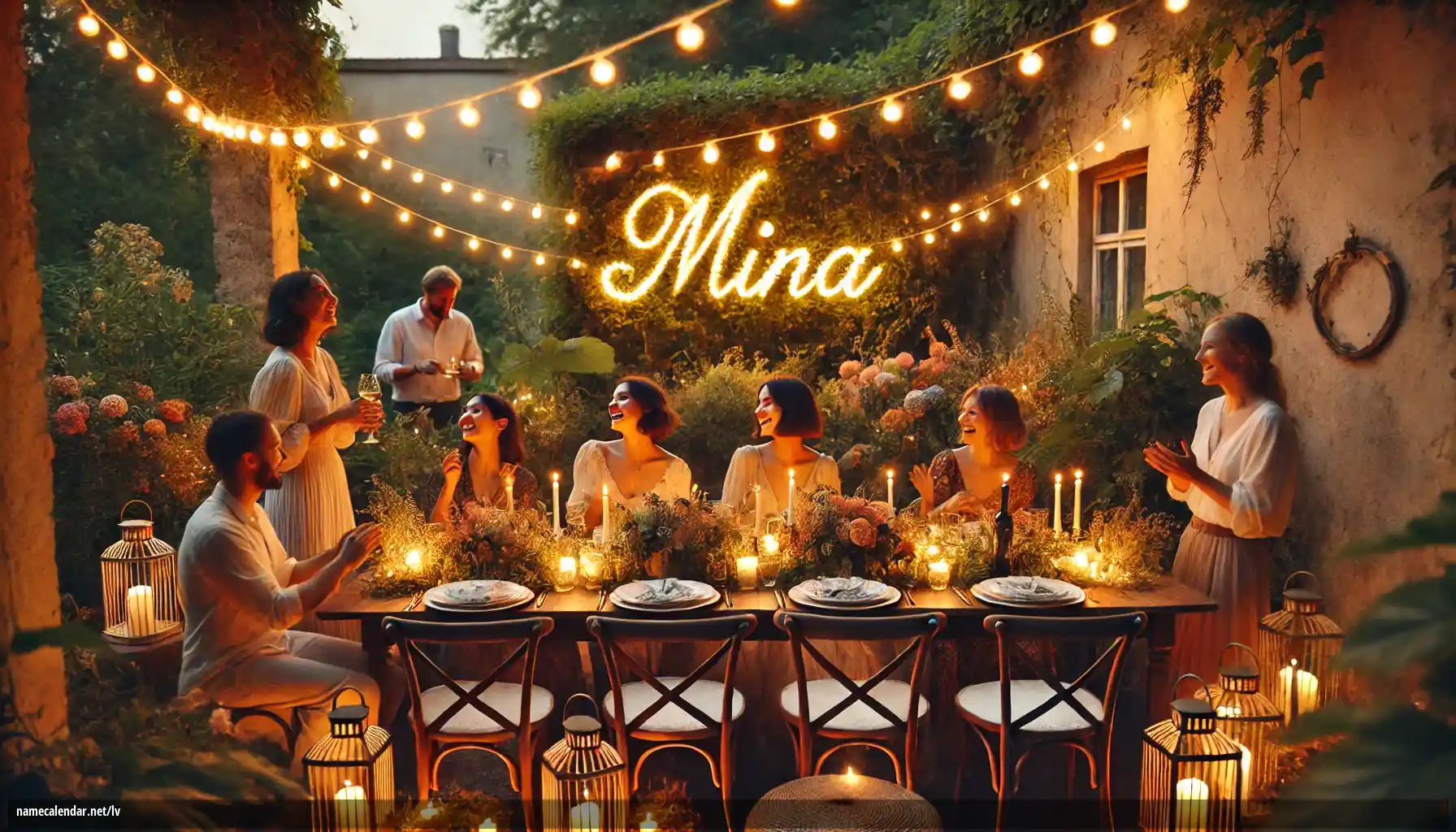 Vārda dienas un vārda svinēšana - Mina