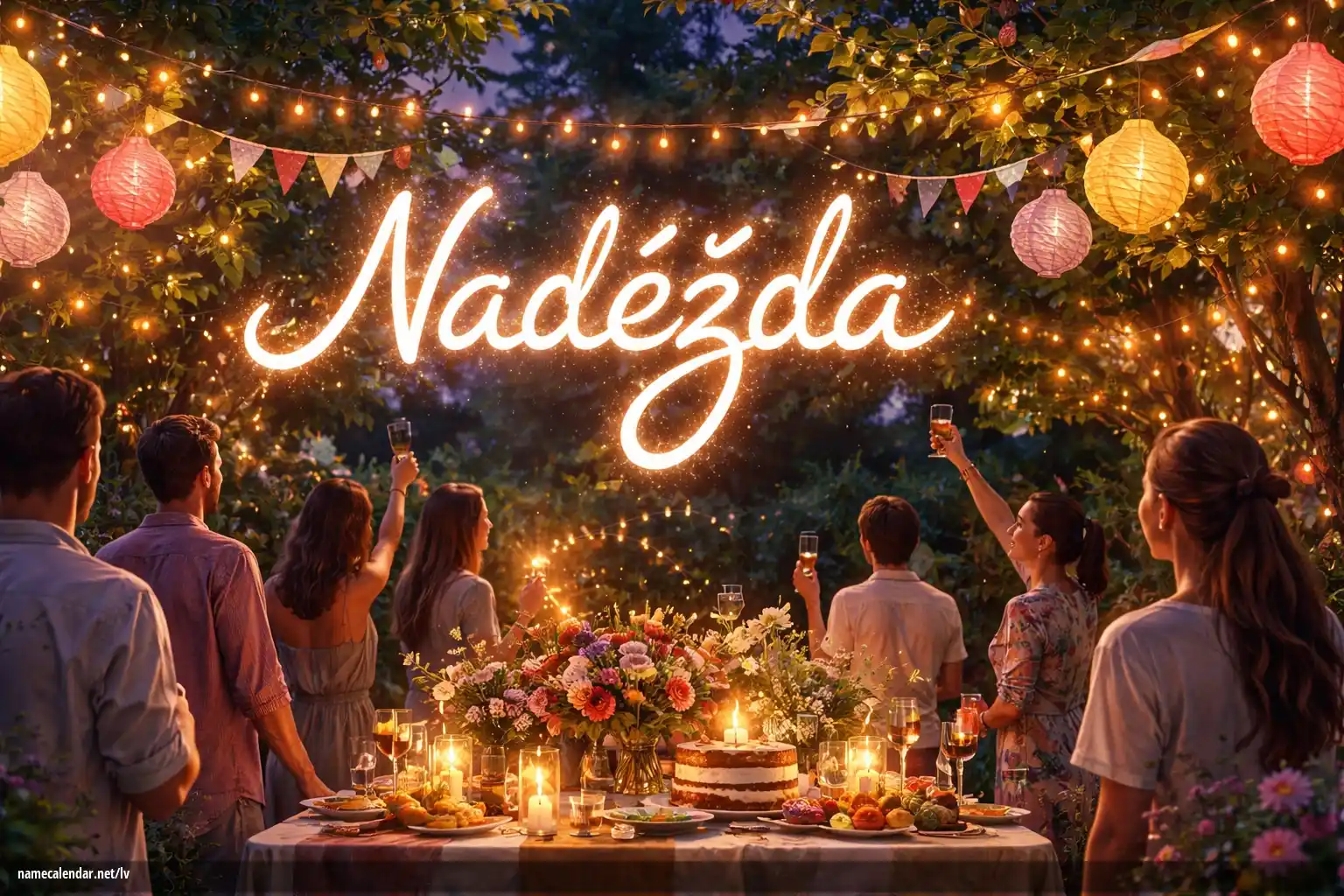 Vārda dienas un vārda svinēšana - Naděžda