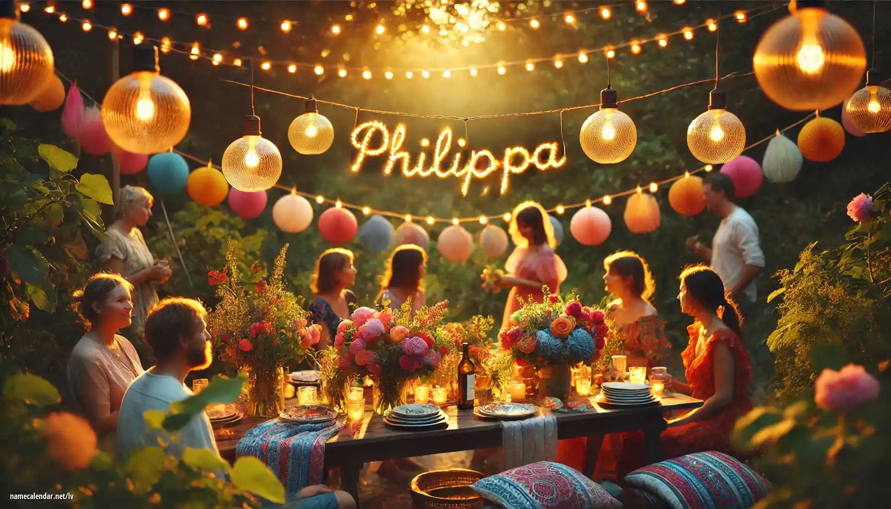 Vārda dienas un vārda svinēšana - Philippa