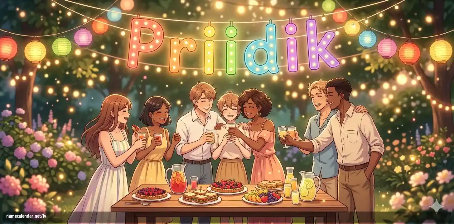 Vārda dienas un vārda svinēšana - Priidik