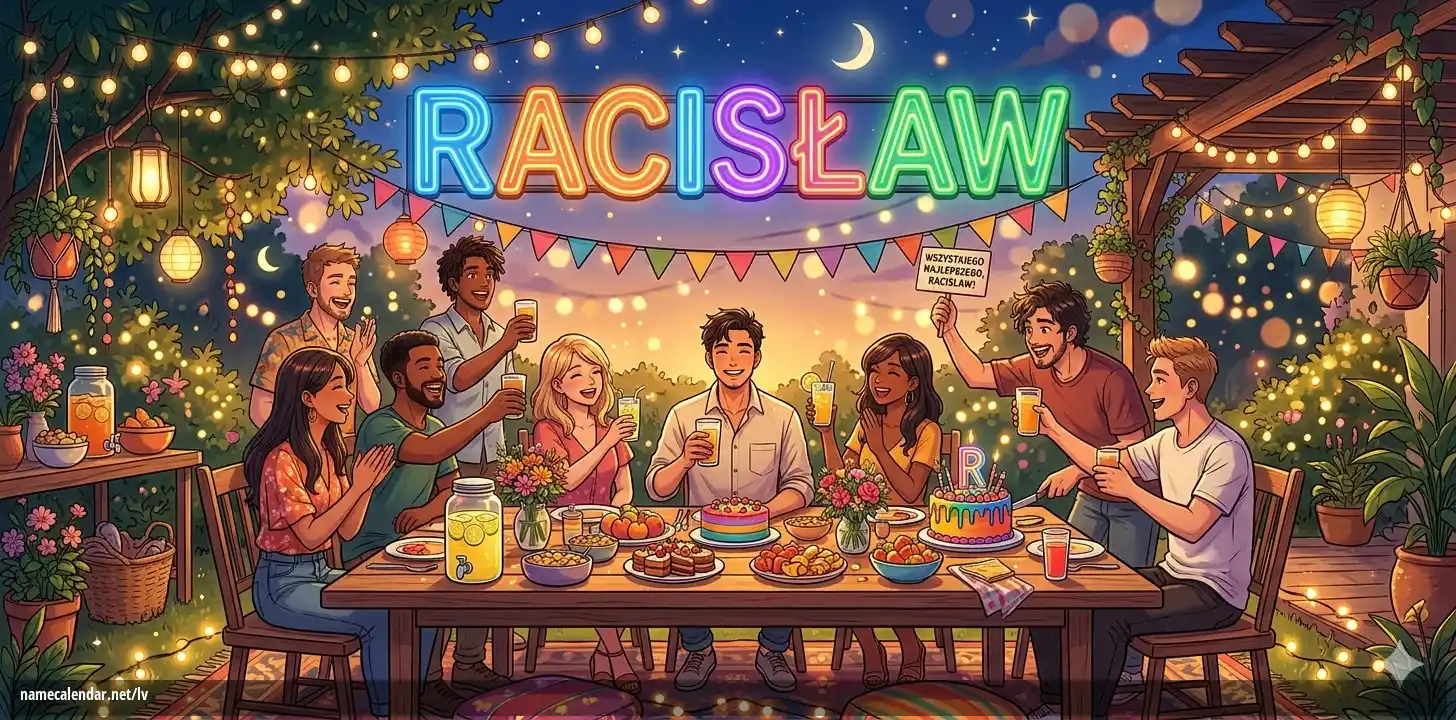 Vārda dienas un vārda svinēšana - Racisław
