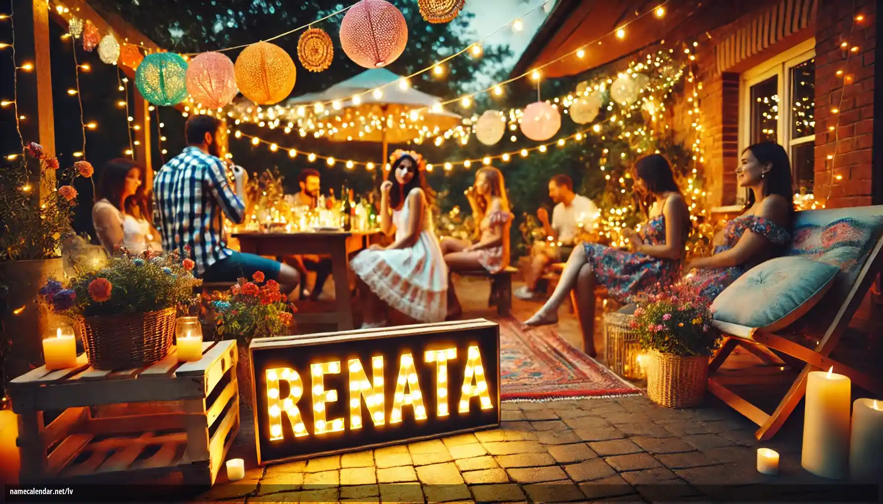 Vārda dienas un vārda svinēšana - Renata