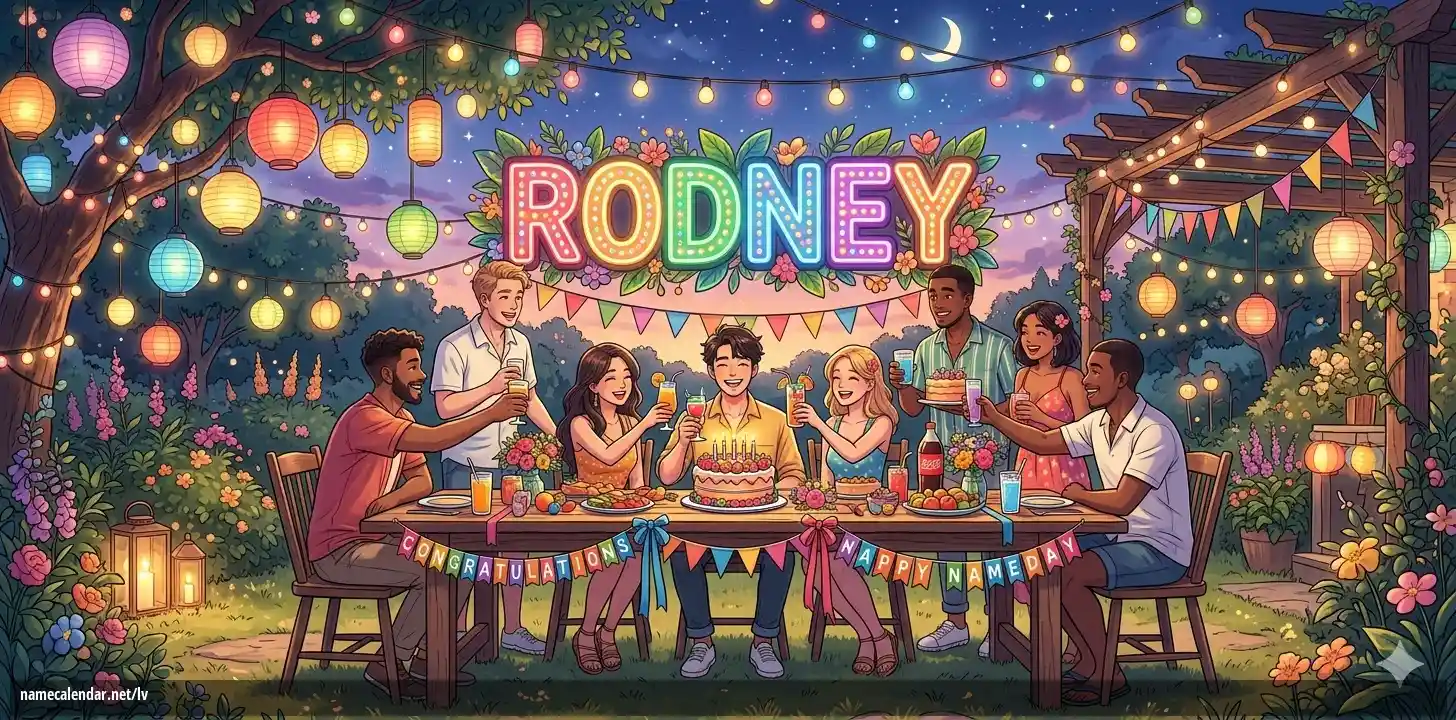 Vārda dienas un vārda svinēšana - Rodney