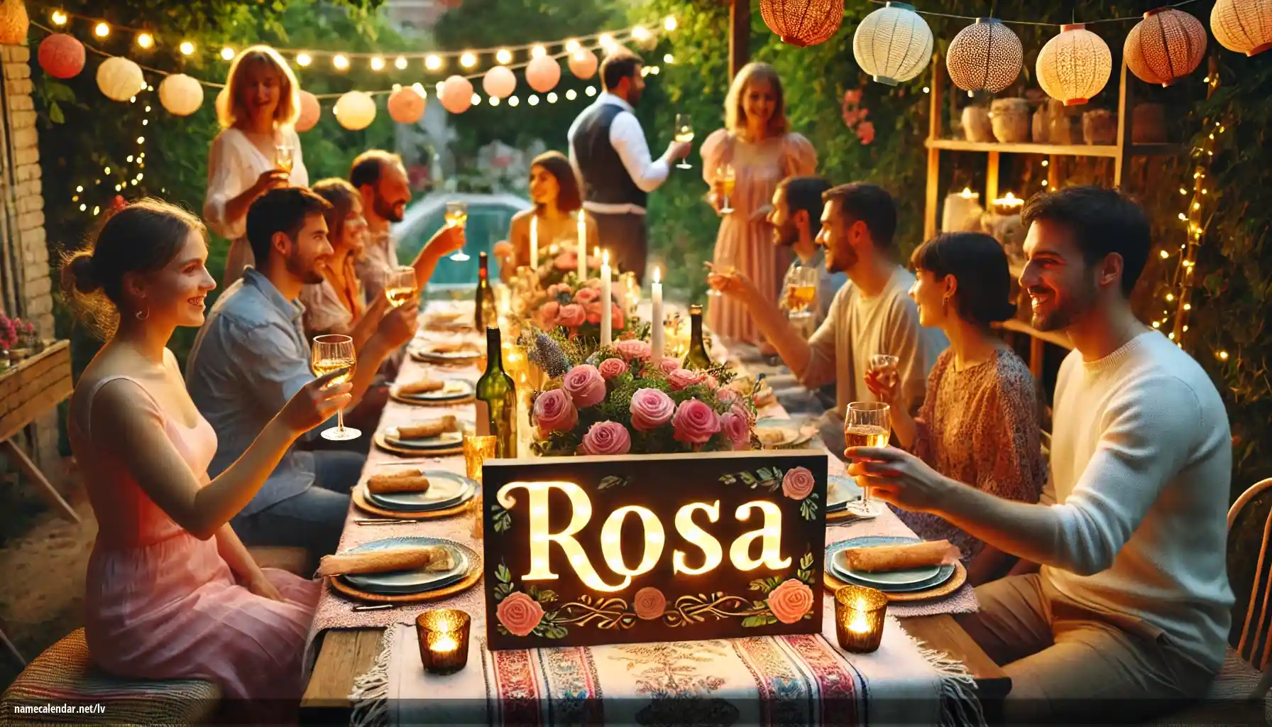 Vārda dienas un vārda svinēšana - Rosa