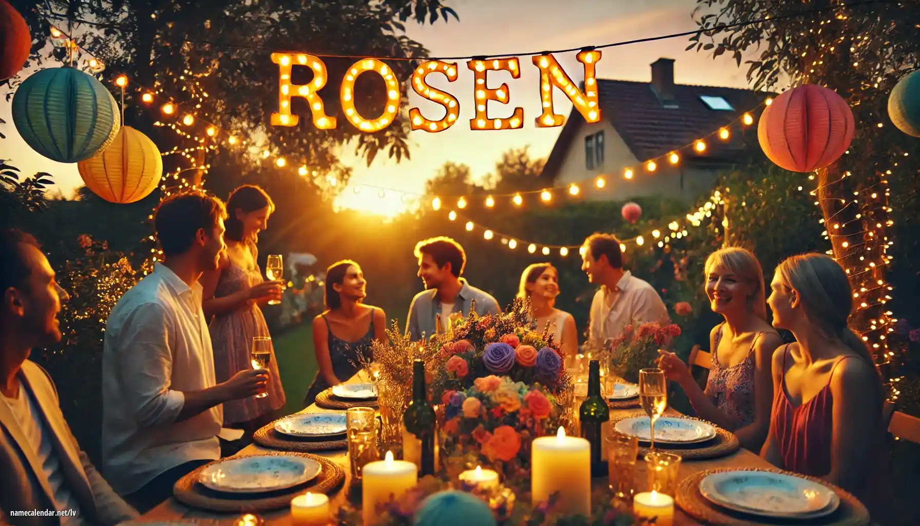 Vārda dienas un vārda svinēšana - Rosen