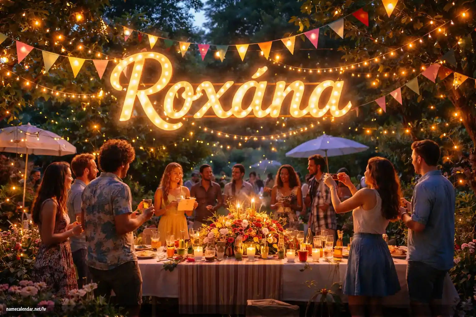 Vārda dienas un vārda svinēšana - Roxána