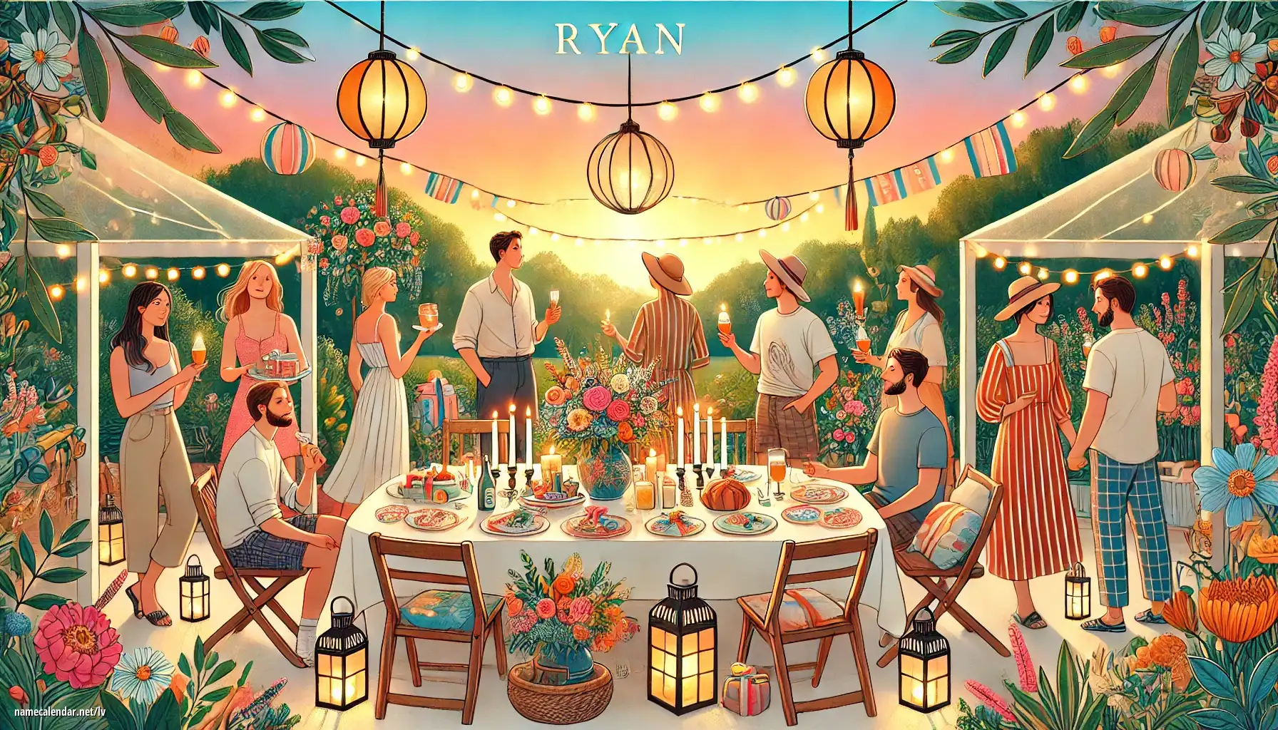 Vārda dienas un vārda svinēšana - Ryan