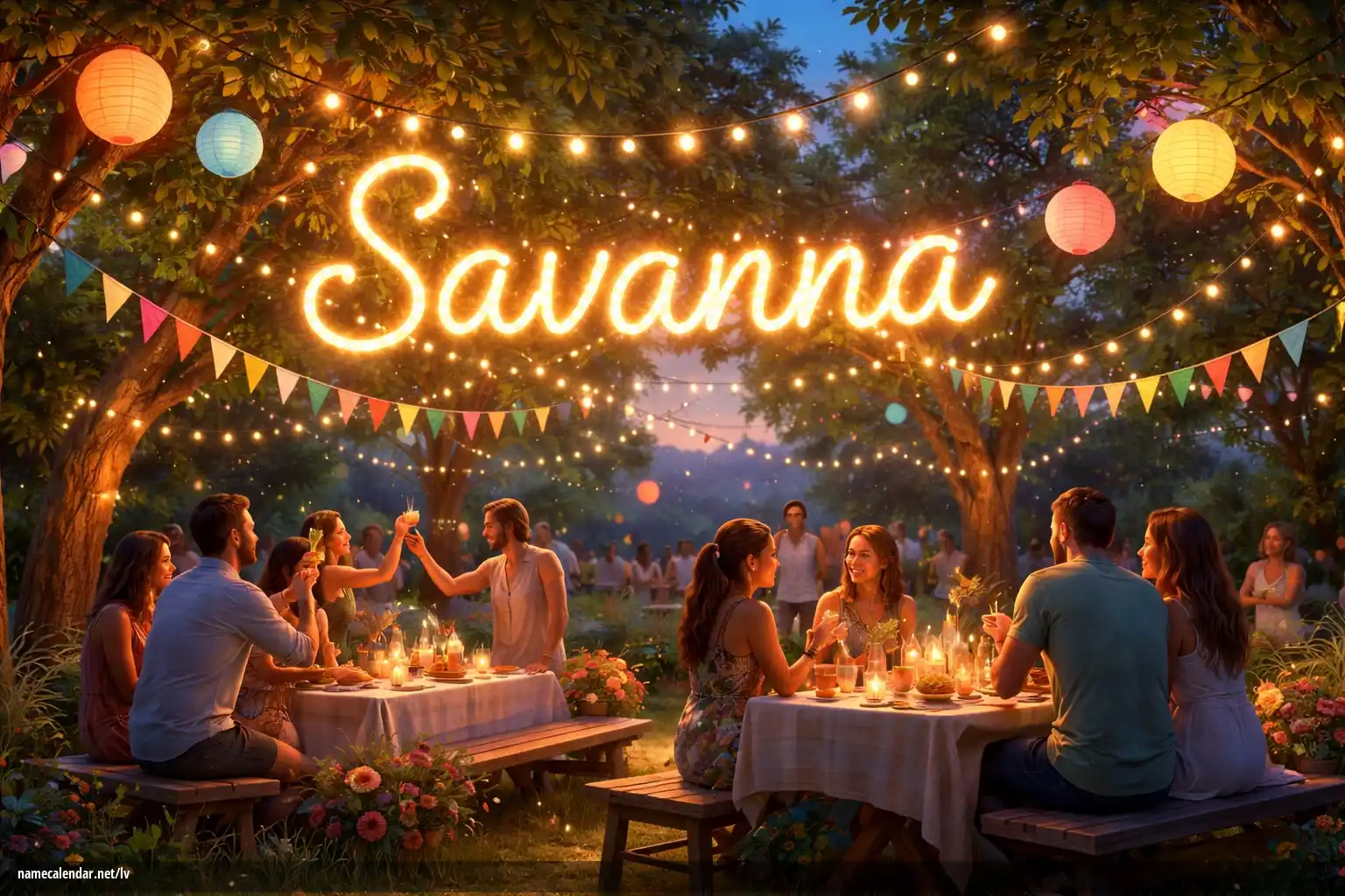 Vārda dienas un vārda svinēšana - Savanna