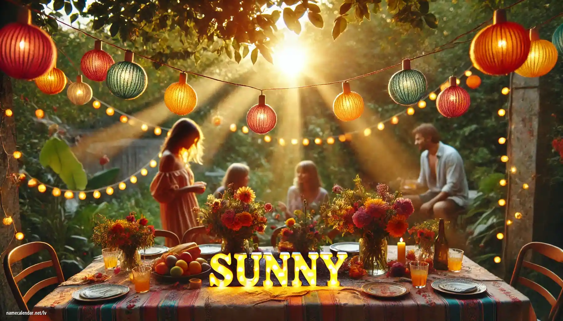 Vārda dienas un vārda svinēšana - Sunny