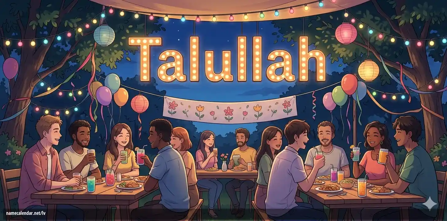 Vārda dienas un vārda svinēšana - Talullah