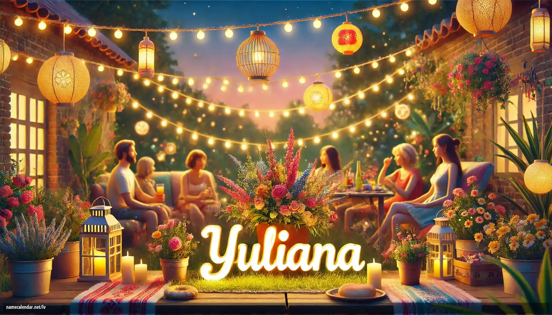 Vārda dienas un vārda svinēšana - Yuliana