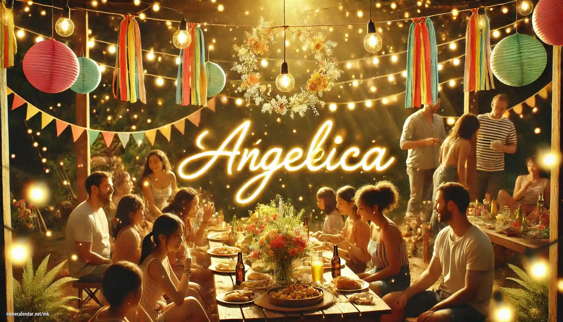 Прослава на именден и име - Ángelica