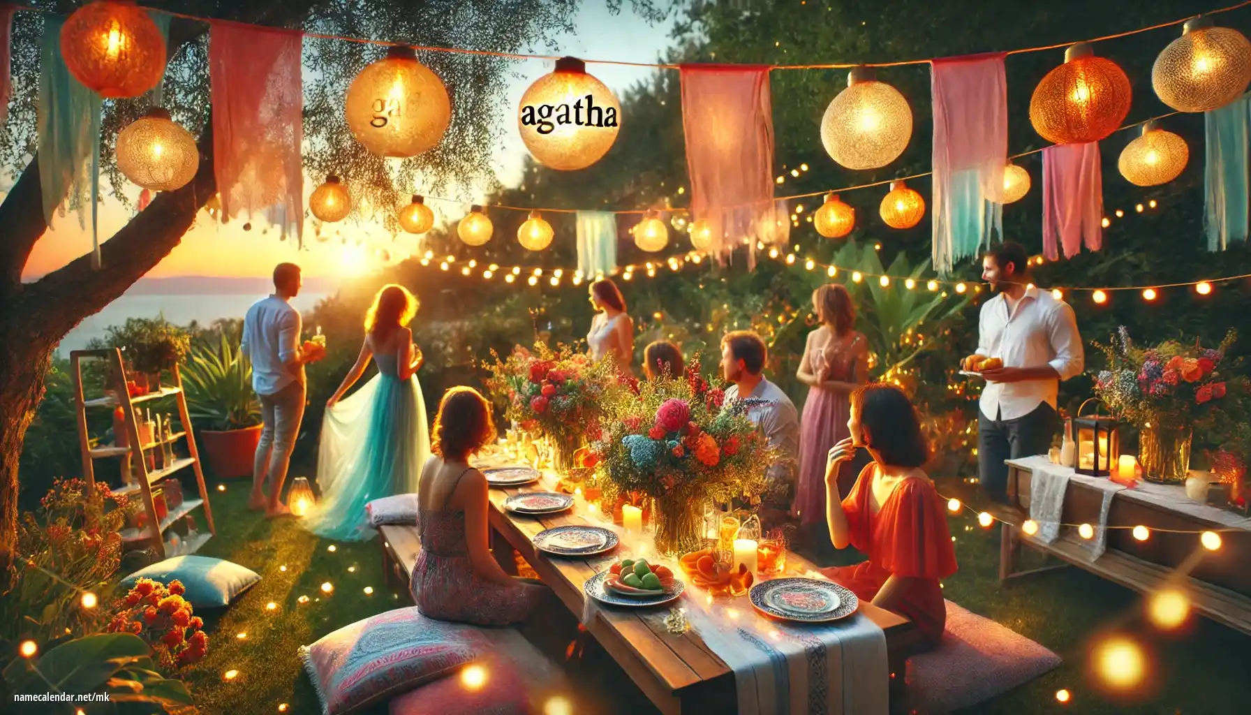 Прослава на именден и име - Agatha