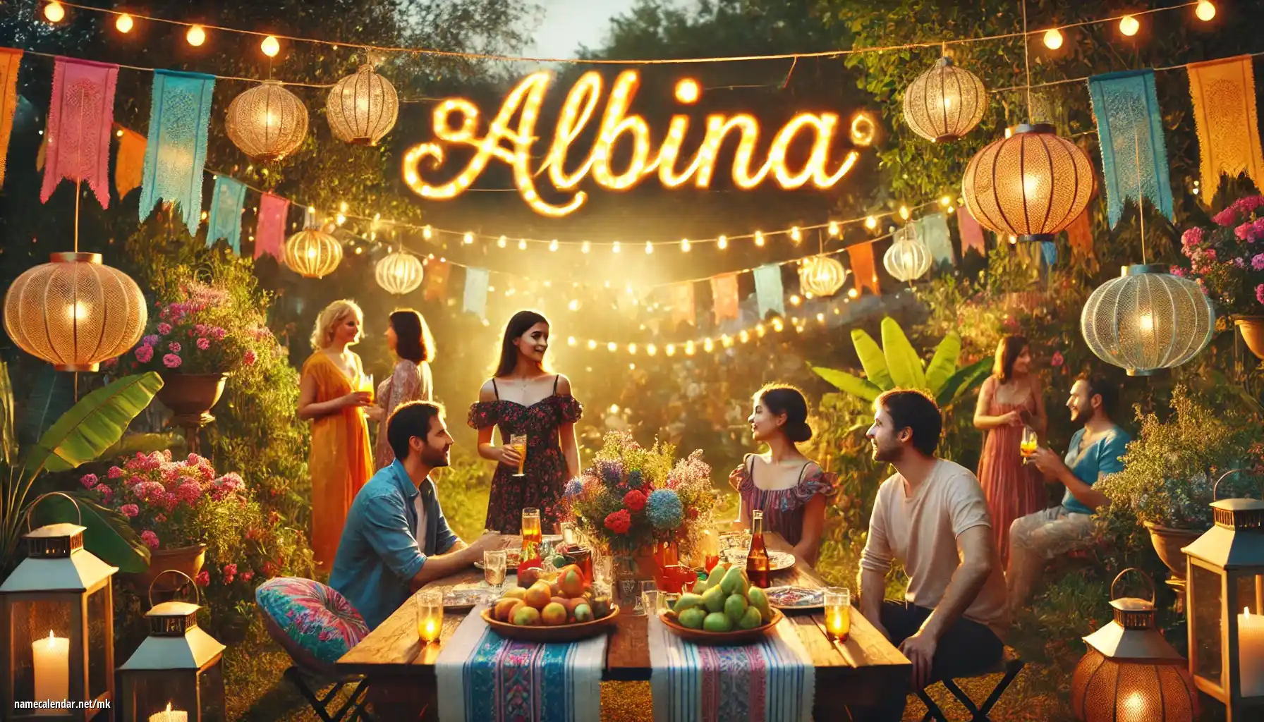 Прослава на именден и име - Albína